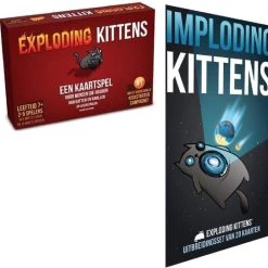 Asmodee Duo Pack - Exploding Kittens + Uitbreiding Imploding Kittens