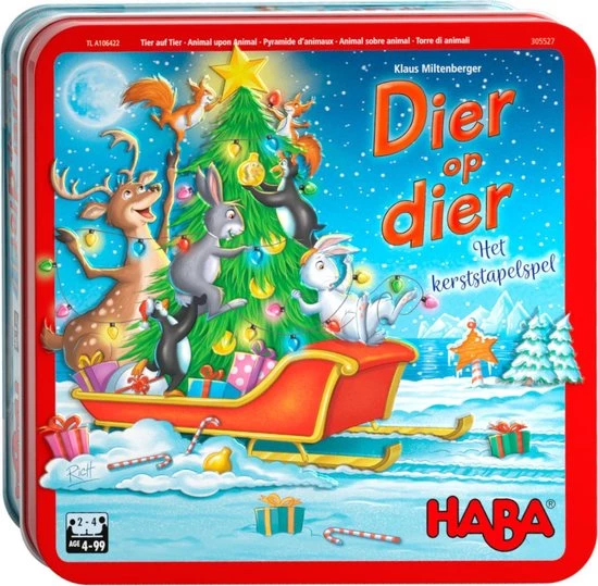 Haba - Haba Dier Op Dier Het Kerststapelspel - Afbeelding 5