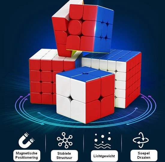4x4 MOYU® Magnetische Puzzelkubus - SpeedCube Zonder Stickers - Licht En Soepel Voor Wedstrijden - Sale! - Afbeelding 6