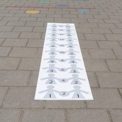 Powerspel - Leermat Tweelingsommen - Bewegend Leren - Rekenen - Spelend Leren - Buitenonderwijs - Leermat - Actief Leren - Materiaal - Basisonderwijs - Educatief - Groep 3 - Dubbelsommen