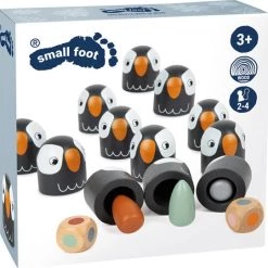 Merkloos Memory Spel - Hout - Memory - Dierenmemory - Pinguin - Kleuren Memory - Kun Jij Alle Kleuren Verzamelen