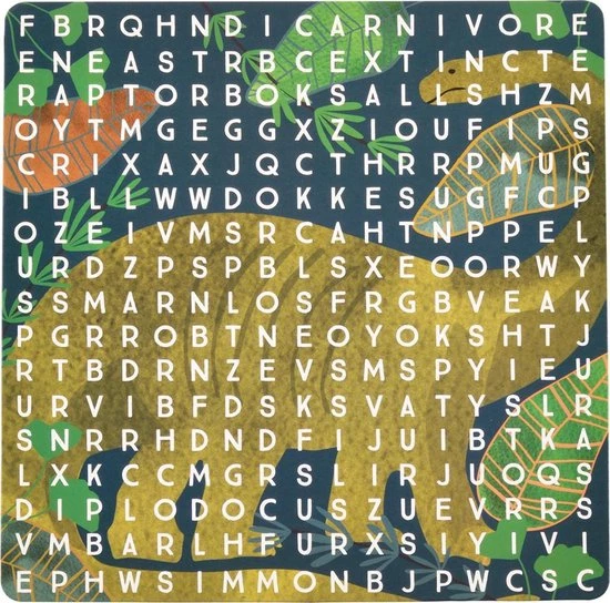 Floss & Rock Spelletjesdoos Dinosaurus 4-in-1 - 19,5 X 19,5 Cm - Afbeelding 7