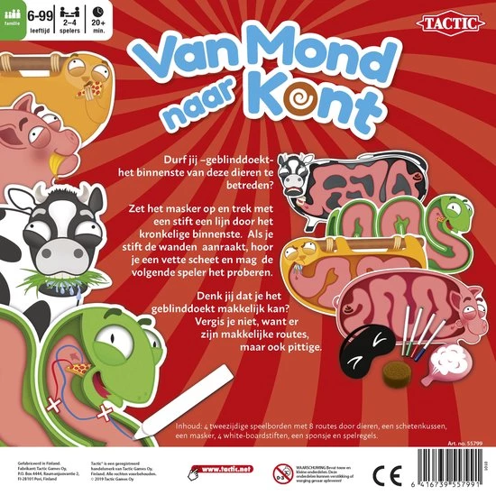 Tactic Bordspel Van Mond Naar Kont - Afbeelding 4