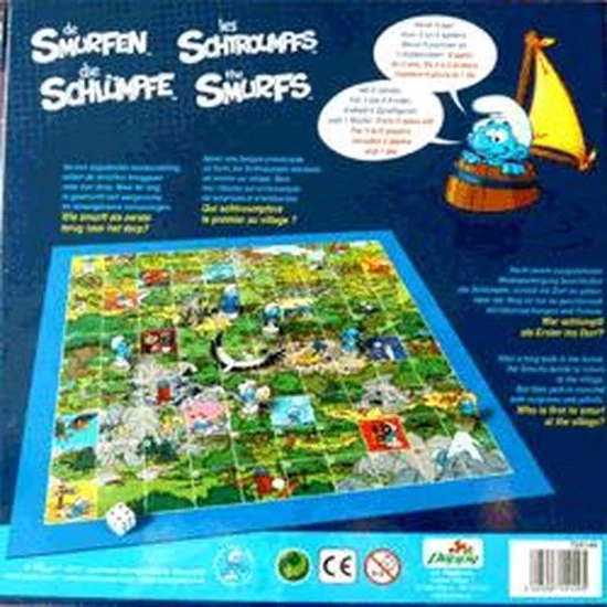De Smurfen Smurfen Smurfen Bordspel Voor 2-6 Spelers - Afbeelding 3