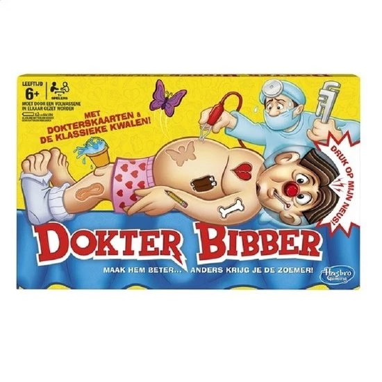 Hasbro Gaming Dokter Bibber - Kinderspel - Afbeelding 18
