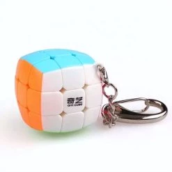 ICYBOY QiYi Mini Sleutelhanger Magische Kubus Warrior W 3x3 L SPEEDCUBE L Kubus Breinbreker L Bolvormig L Opvolger Van De Warrior S Cube