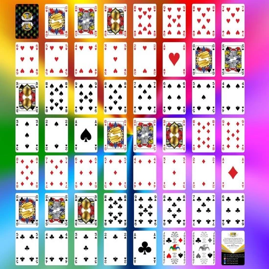 GSB Genderneutrale Speelkaarten - Pride Editie - Bridge Formaat - Afbeelding 2