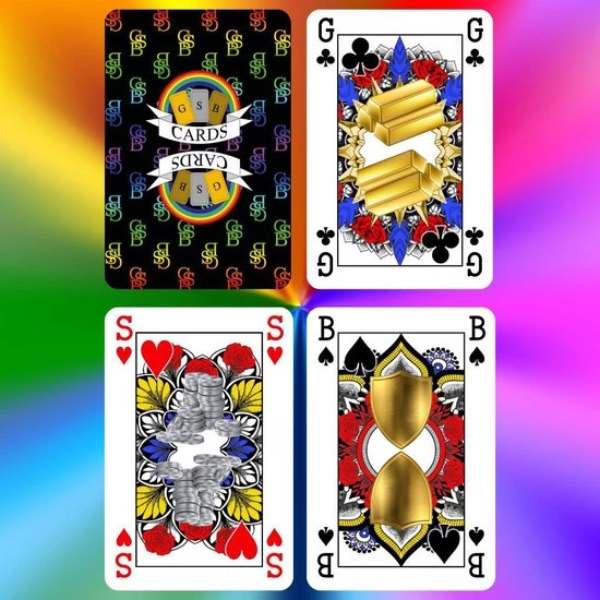 GSB Genderneutrale Speelkaarten - Pride Editie - Bridge Formaat - Afbeelding 4