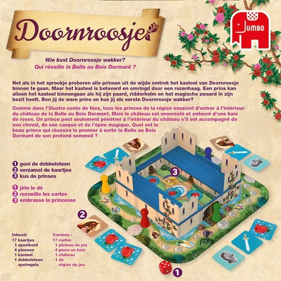 Jumbo Doornroosje Kaartspel Matchen - Afbeelding 2