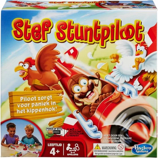 Hasbro Stef Stuntpiloot - Bordspel