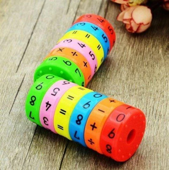 ZaciaToys Magnetische Rekencirkels 3 Stuks - Rekencilinders - Draai Cilinder - Optellen - Vermenigvuldigen - Delen - Aftrekken - Rekenspel - Ronddraaiende Cijfers - Educatieve Spellen - Kinderspellen - Educatief Speelgoed Rekenen - Afbeelding 9