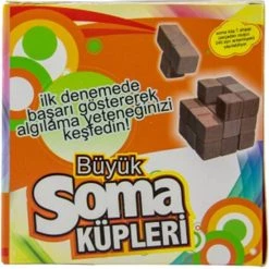 Soma Kupleri Natural Soma Cube Puzzle-Game-Toys-Spel-Kerst Cadeau-Brain Teaser-Houden Spel