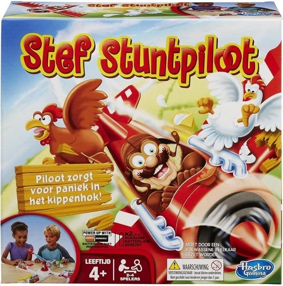 Hasbro Spellenbundel - Dobbelspel - 2 Stuks - Keer Op Keer 2 & Halli Galli & Stef Stuntpiloot - Afbeelding 7