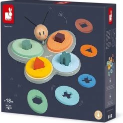 Janod Sweet Cocoon - Vormensorteerder Vlinder