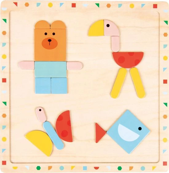 New Classic Toys Lelin Toys - Magnetisch Puzzel Bord