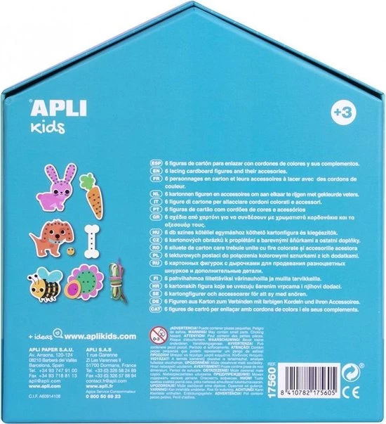 Apli Kids Veters Strikken Leren Met Dieren - Afbeelding 3