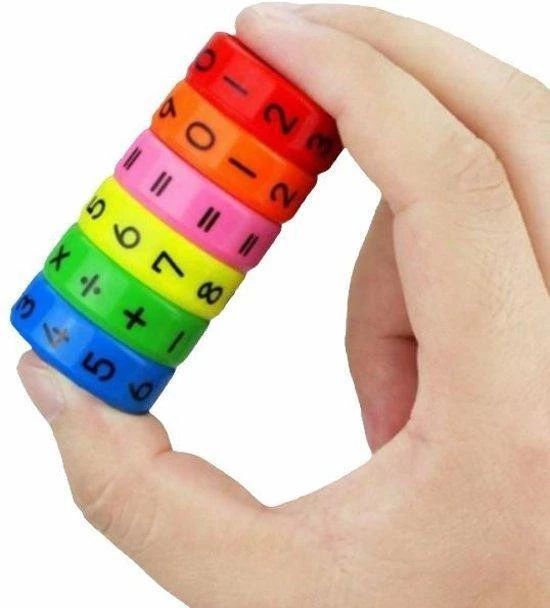 ZaciaToys Magnetische Rekencirkels 3 Stuks - Rekencilinders - Draai Cilinder - Optellen - Vermenigvuldigen - Delen - Aftrekken - Rekenspel - Ronddraaiende Cijfers - Educatieve Spellen - Kinderspellen - Educatief Speelgoed Rekenen - Afbeelding 8