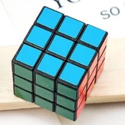 Merkloos Breinbreker Kubus Model Klein - 3x3 (vlaks) - Ideaal Tijdens Kantoor En/of Studie - BrainStormen - Ontspanning - Activatie