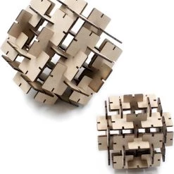 Menu Design Houten 3D Puzzel - Meuq Design - Geometrisch - Hout - Impossible - S