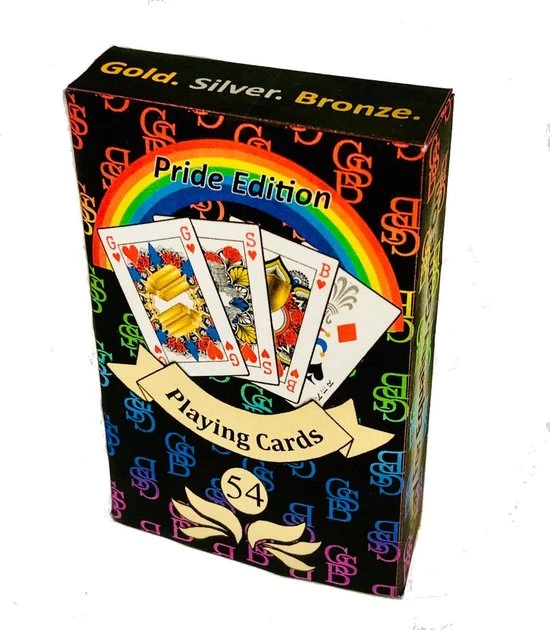 GSB Genderneutrale Speelkaarten - Pride Editie - Bridge Formaat