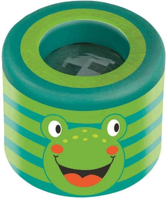 Moses Caleidoscoop Kikker Insectenoog Prisma Hout Groen