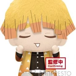 Banpresto Demon Slayer Kimetsu No Yaiba: Zenitsu Agatsuma - Grote Knuffel - 20cm
