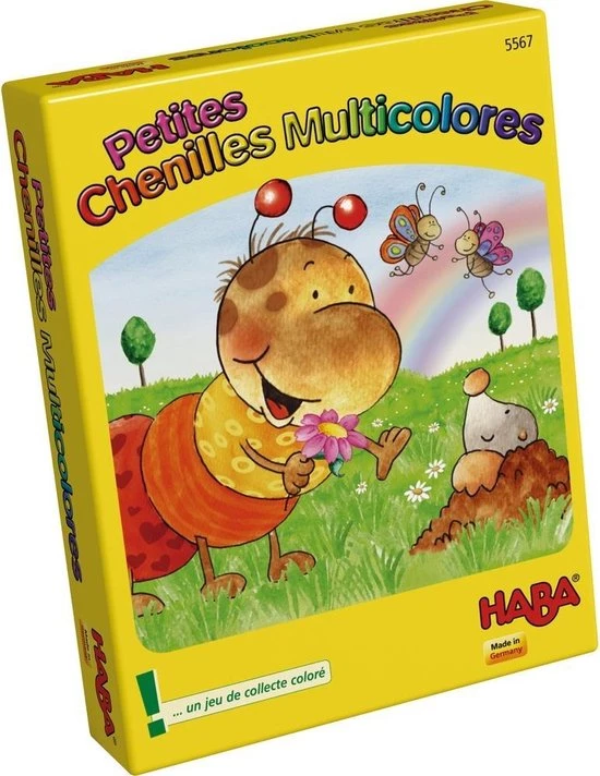 Haba Speelgoed | Wooden Toys - !!! Jeu De Cartes - Petites Chenilles Multicolores (Fr