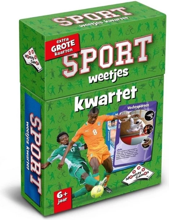 Identity Games Spellenbundel - Kwartet - 2 Stuks - Paarden Kwartet & Sport Weetjes Kwartet - Afbeelding 4