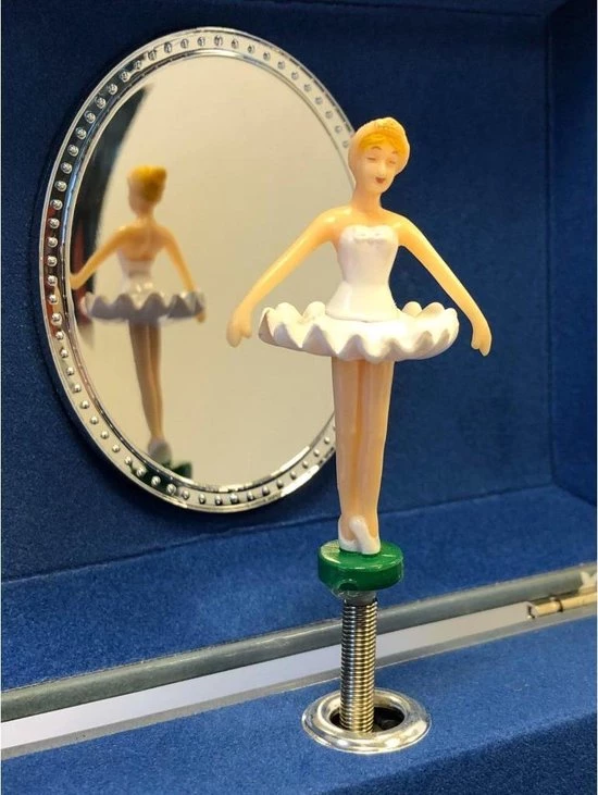 Simply For Kids Sterren Ballerina Juwelen-Muziekdoosje Blauw/Wit - Afbeelding 2