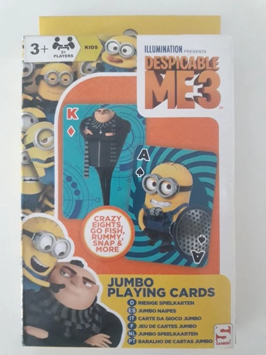 Despicable Me - Minions Jumbo Speelkaarten Minions Despicable Me
