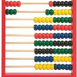 Johntoy Woody Telraam - Telraam - Rekenen - Tellen - Leren Rekenen - Leren Tellen - Kralen Rek - Peuter - Kleuter - Verjaardagscadeau - Kinderfeestje - Speelgoed - Houten Speelgoed - Spelend Leren - Ontwikkeling Stimuleren - School - Spelenderwijs Leren