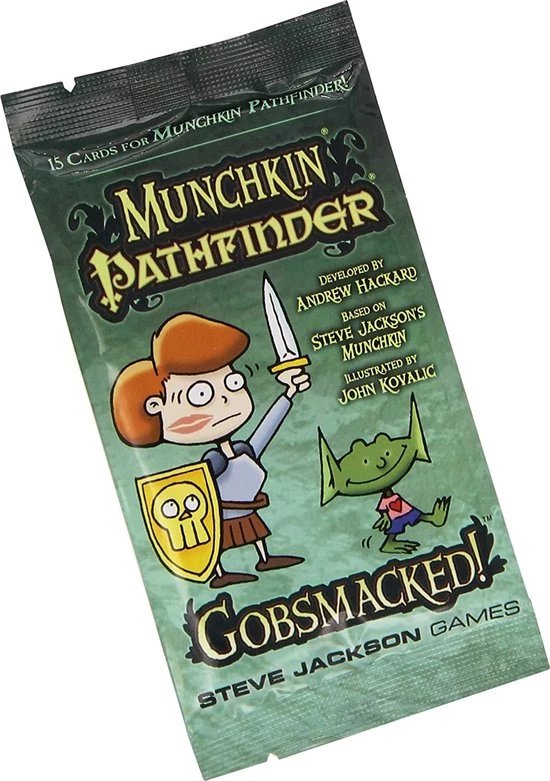 Steve Jackson Games Munchkin Pathfinder Gobsmacked! Booster Pack