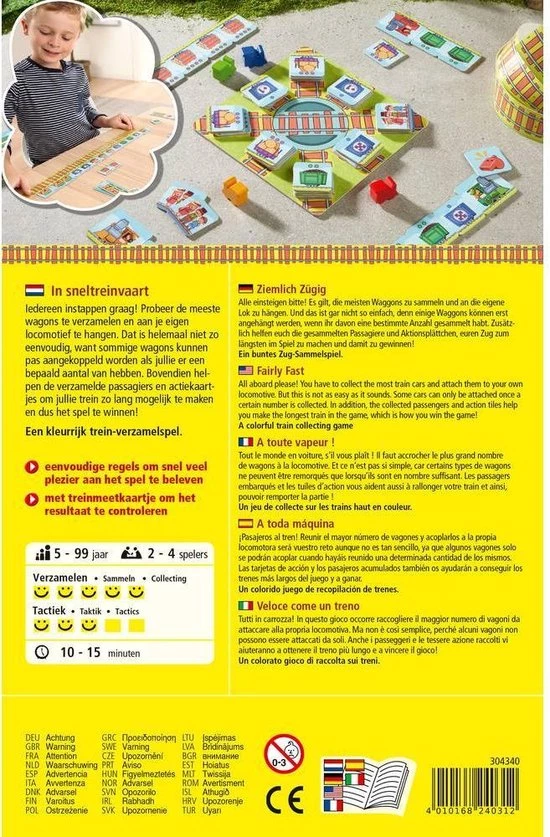 Haba Spel In Sneltreinvaart (nl) - Afbeelding 3